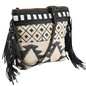 Ohlay Crossbody Upcycled Canvas Black/Cream