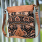 Ohlay Crossbody Leather & Canvas Multi-Print