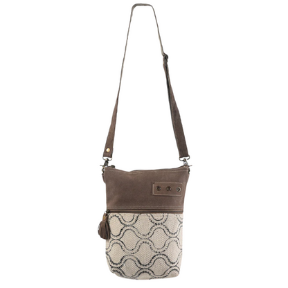 Ohlay Geo Crossbody Leather & Canvas