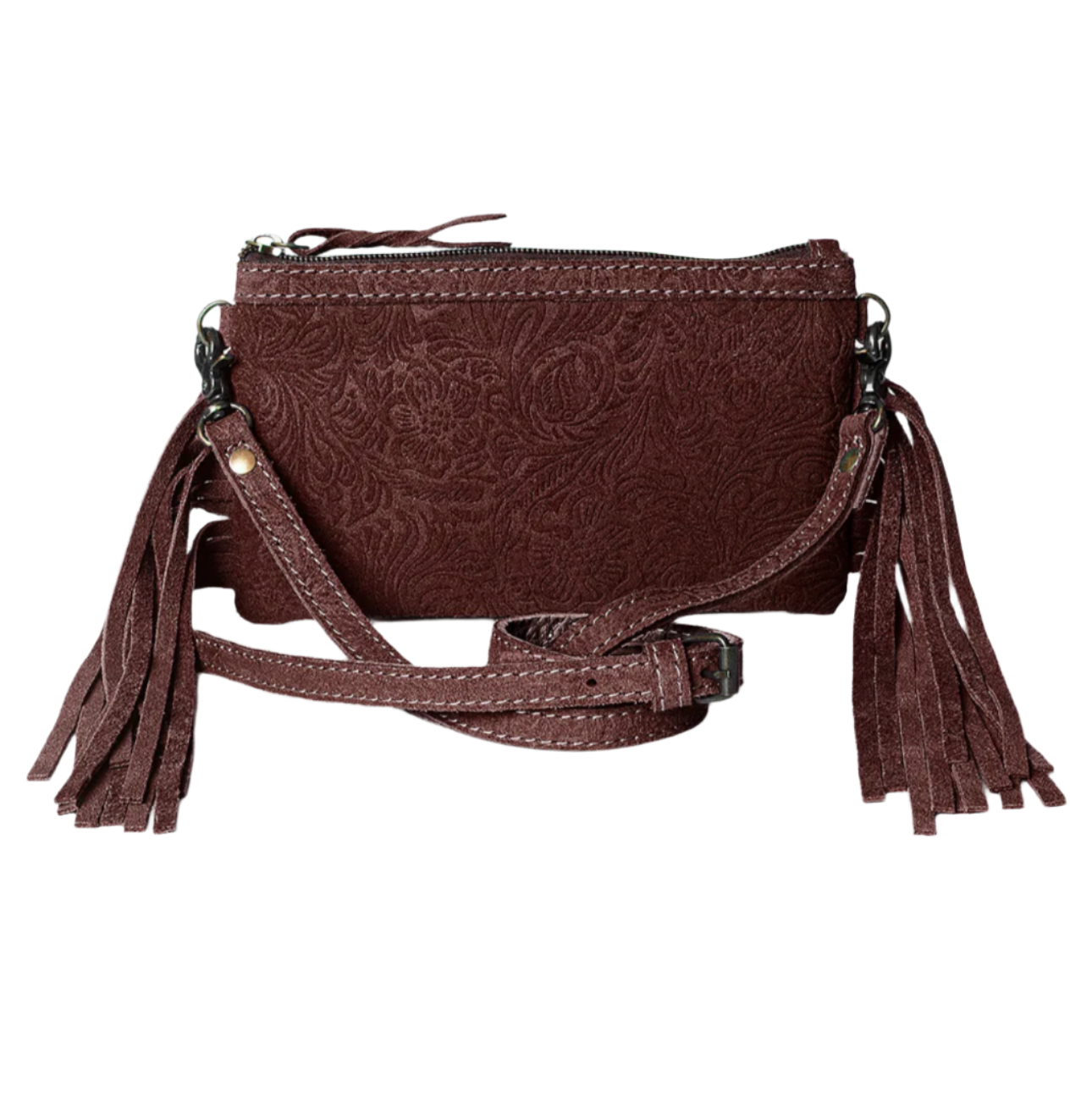 American Darling Crossbody Brown Soft Leather