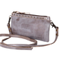 Never Mind Distressed Gray Genuine Western Leather