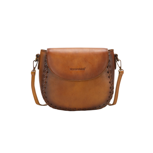 Montana West Hand Paint Genuine Leather Collection Crossbody