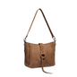 Montana West Genuine Leather Collection Concealed Carry Hobo/Crossbody Khaki