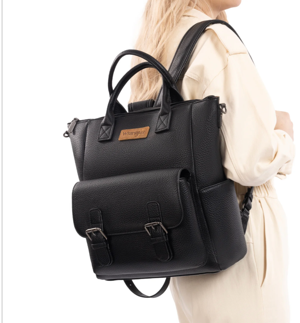 Wrangler Tote/Shoulder Bag Convertible Backpack