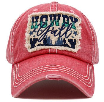 Howdy Y'All Vintage Ball Cap