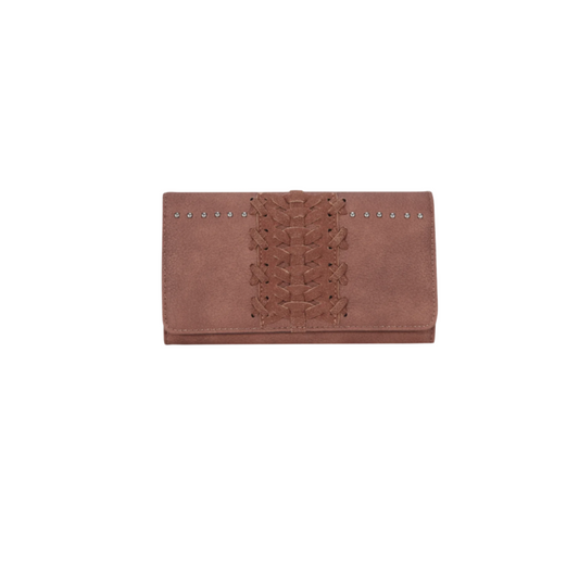 Trinity Ranch Braiding Design Collection Wallet Brown