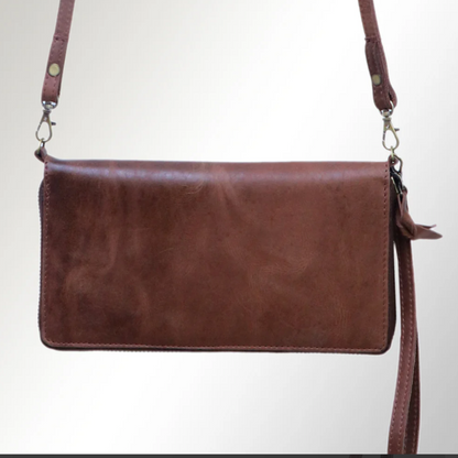 American Darling Organizer Genuine Leather -Willow