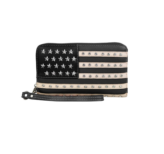 Montana West American Pride Wallet Black