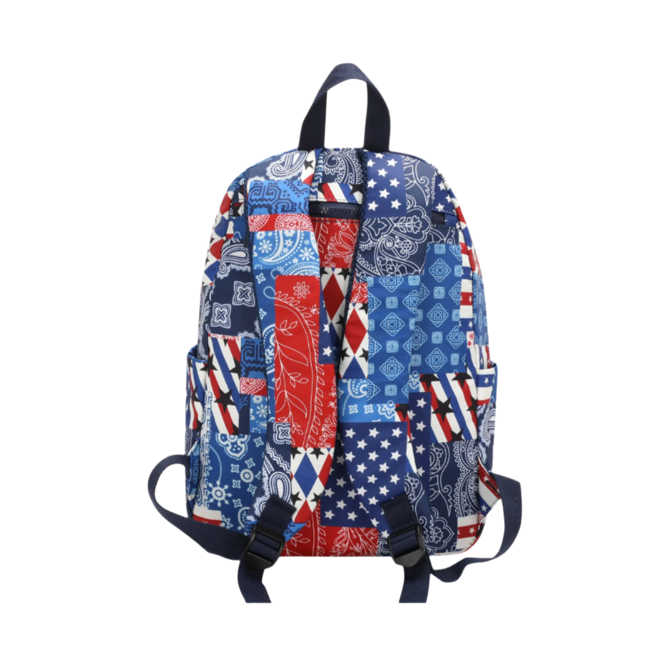 Montana West Stars Stripes Floral Print Backpack