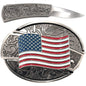 American Flag Knife Buckle
