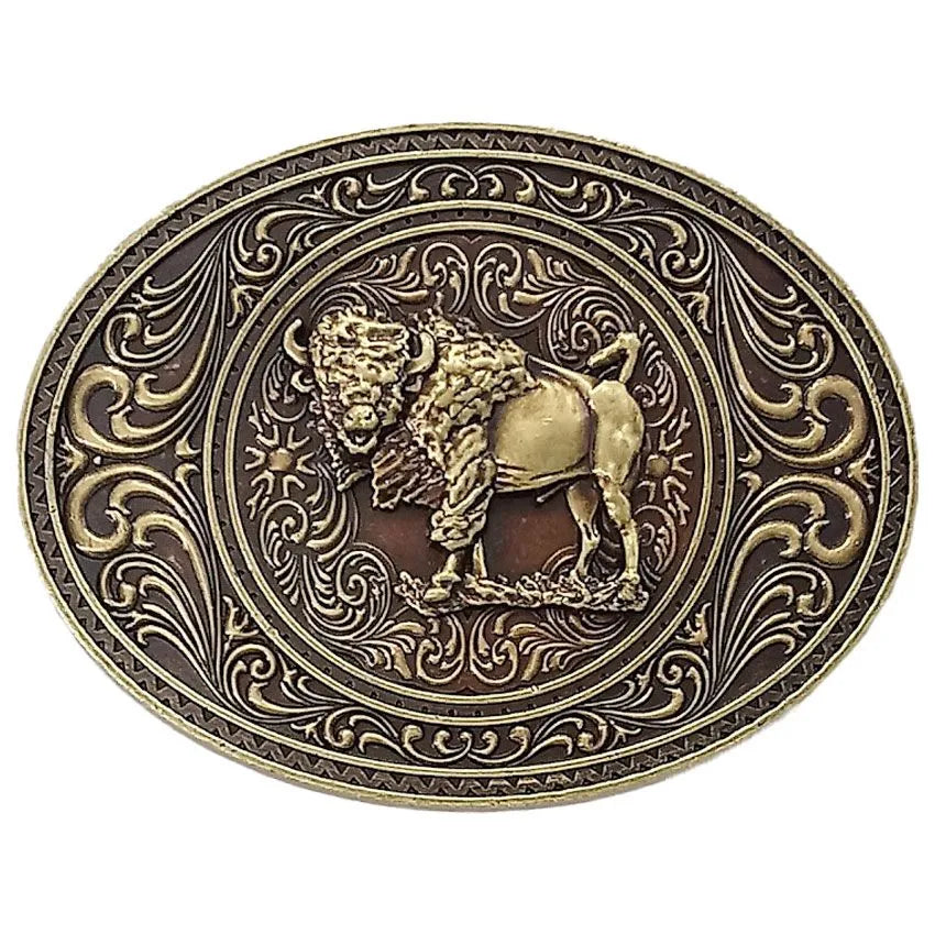 Bison Western Belt Buckle