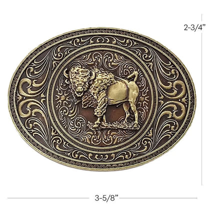 Bison Western Belt Buckle