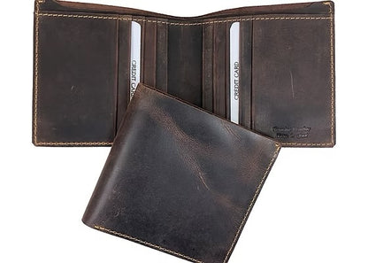 Men's Leather Bifold Wallet LR