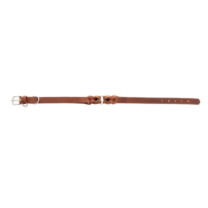 Leather Topside Dog Collar in Brown