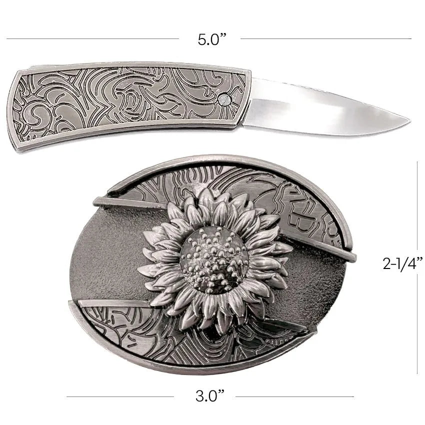 Sunflower Knife Buckle