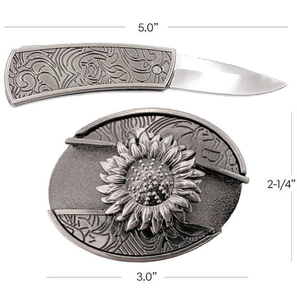 Sunflower Knife Buckle