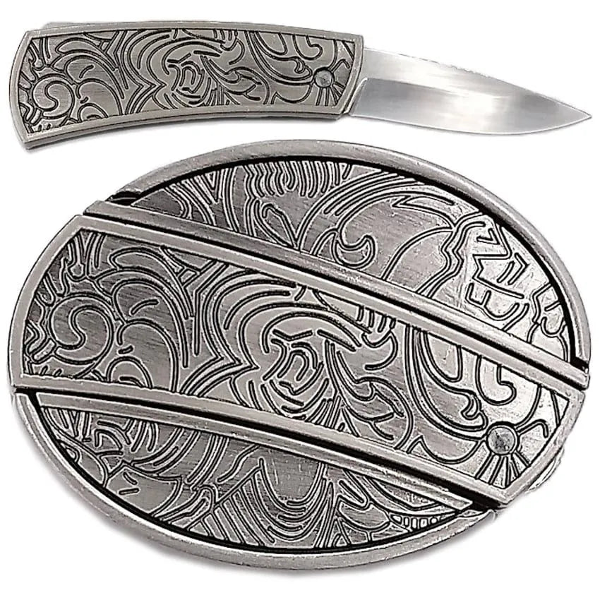 Floral Knife Buckle
