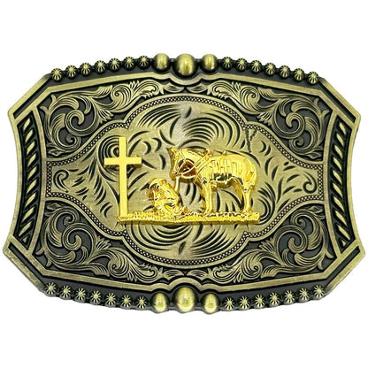 Praying Cowboy Buckle