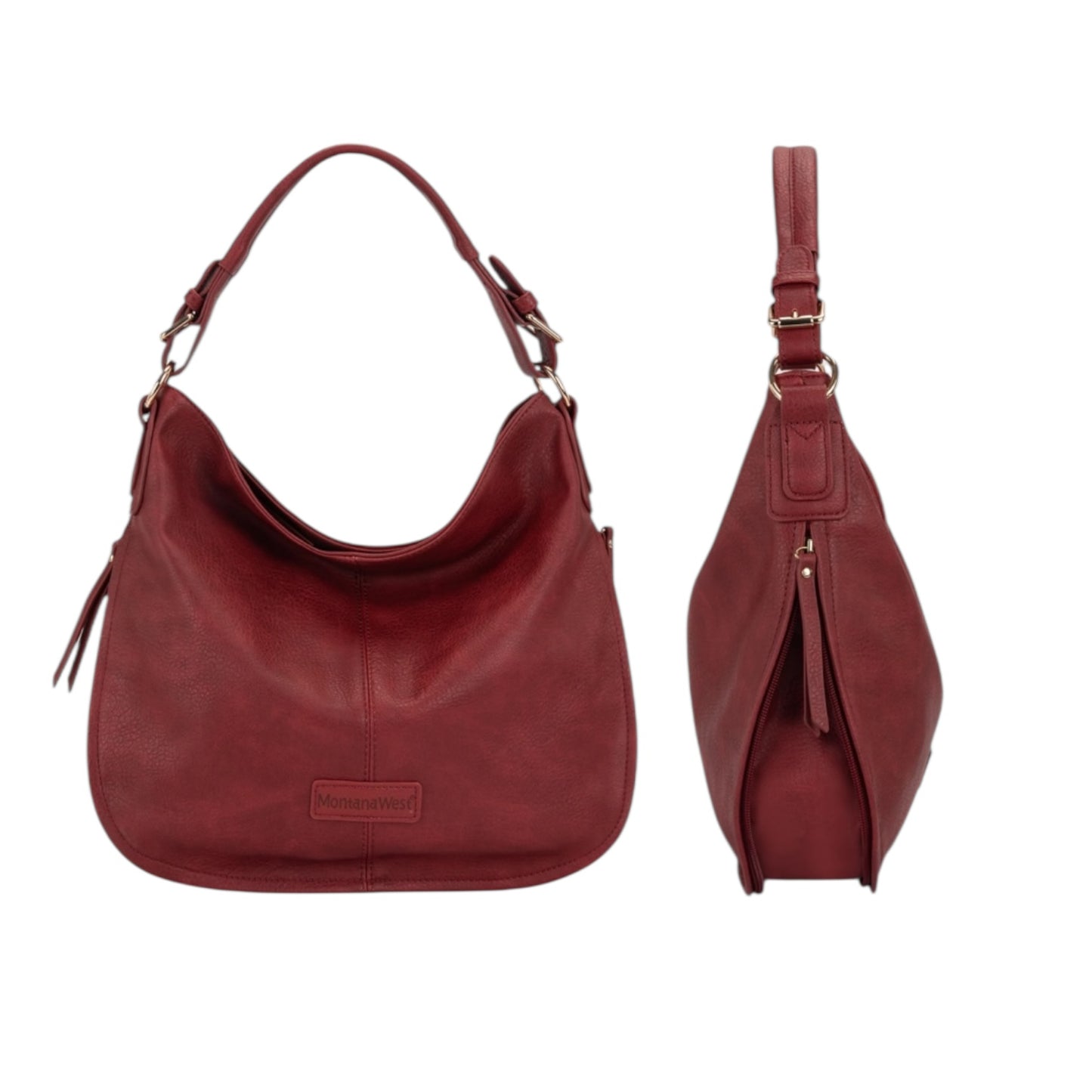 Montana West Hobo/Crossbody Bag - Red