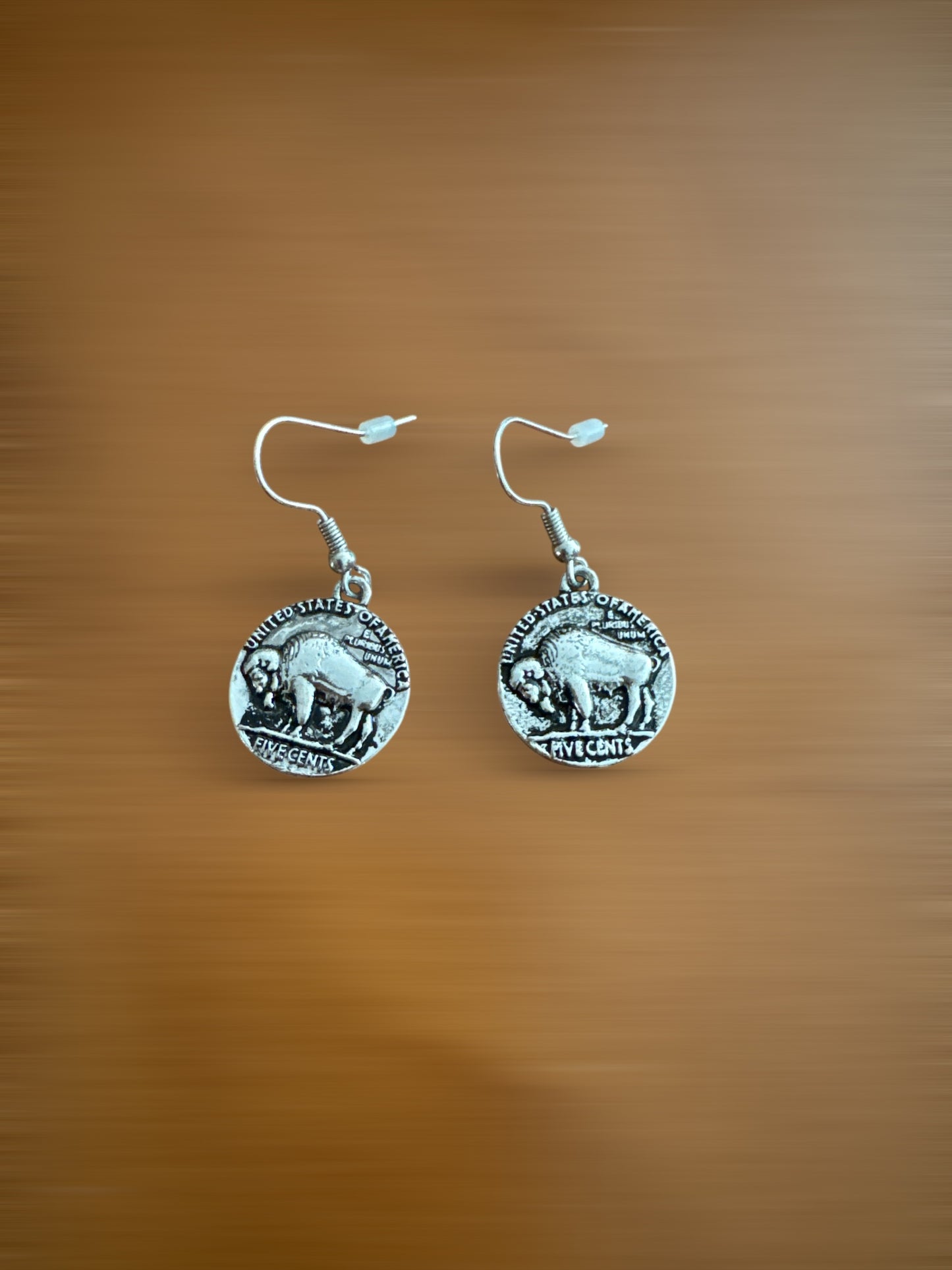 Buffalo Nickel Coin Pendant Necklace Set