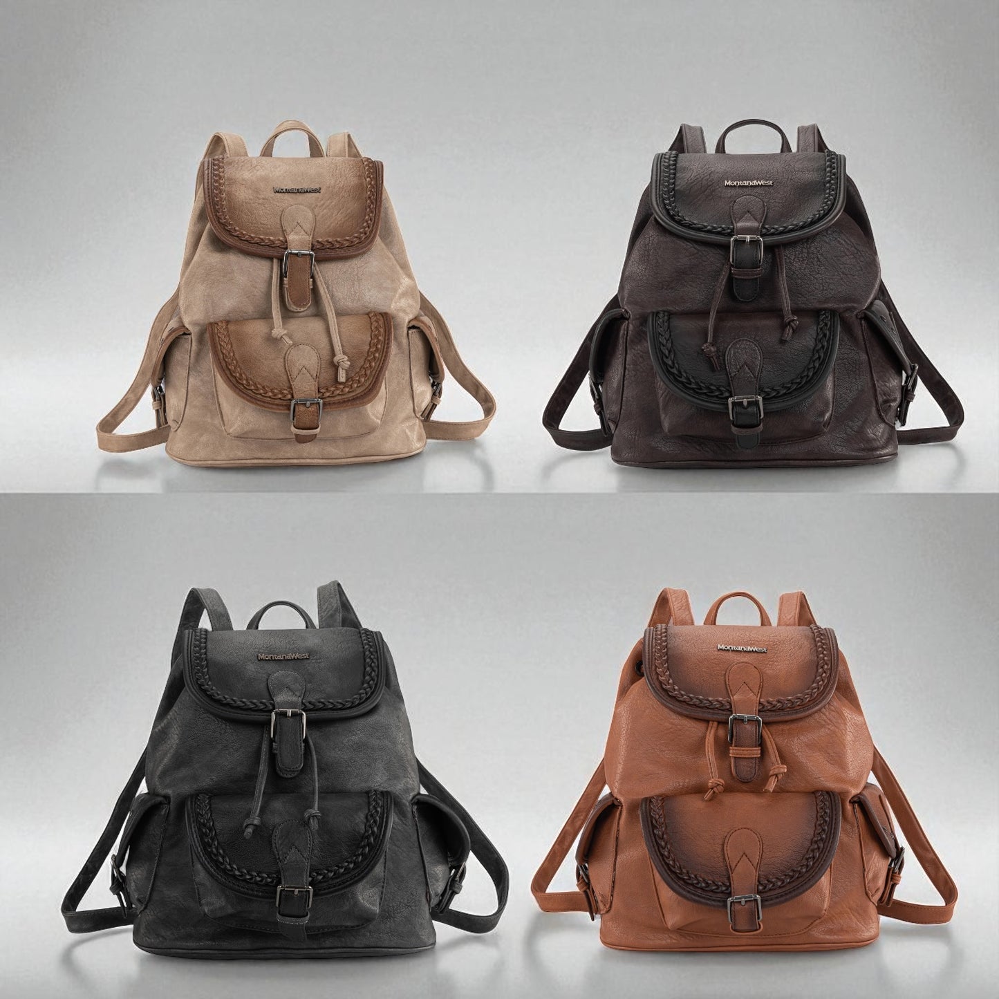 Montana West Stone Wash Backpack