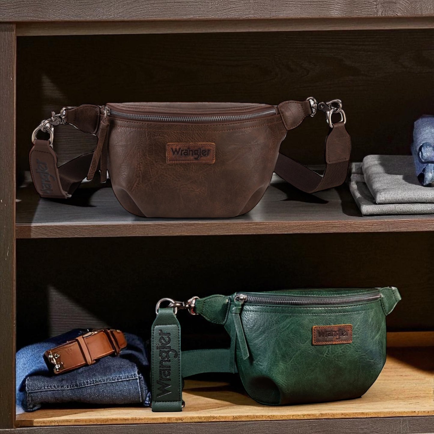 Wrangler Fanny Pack Belt Bag Sling Bag