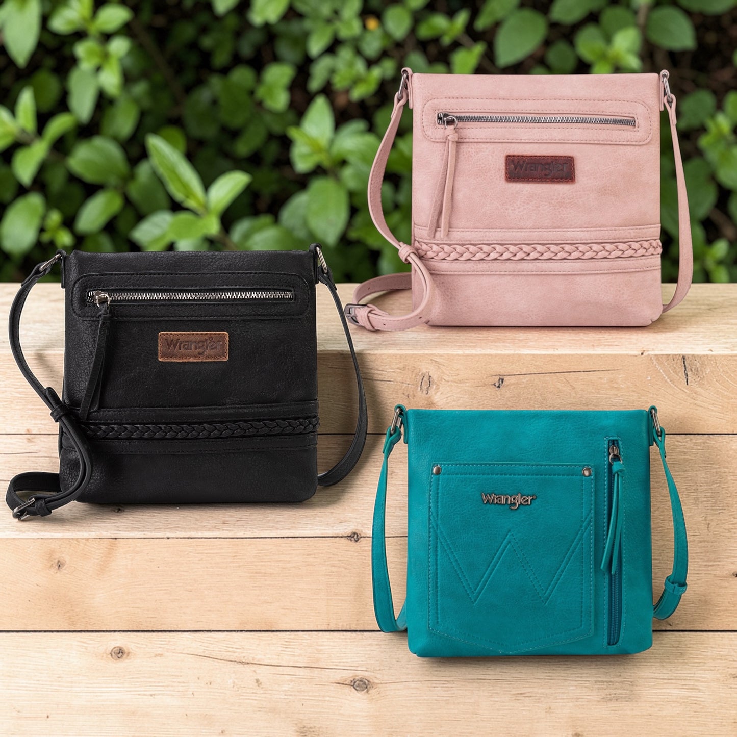 Wrangler Braided Concealed Carry Crossbody