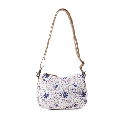 Cottage Rose Crossbody Bag Purple