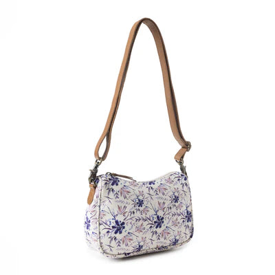 Cottage Rose Crossbody Bag Purple