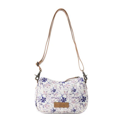 Cottage Rose Crossbody Bag Purple