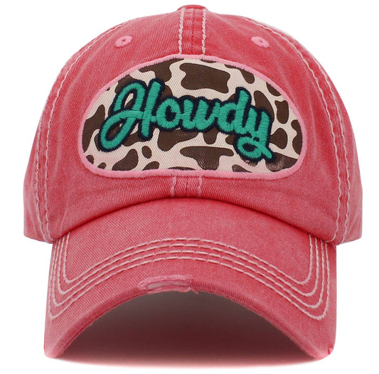 Howdy Washed Vintage Ball Cap