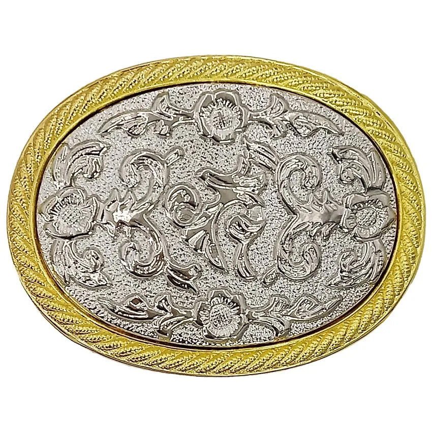 Gold & Silver Design Buckle