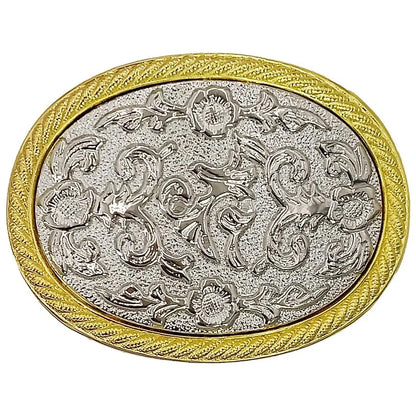 Gold & Silver Design Buckle