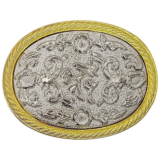 Gold & Silver Design Buckle