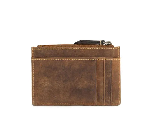 Western Fork Credit Card Holder In Camel