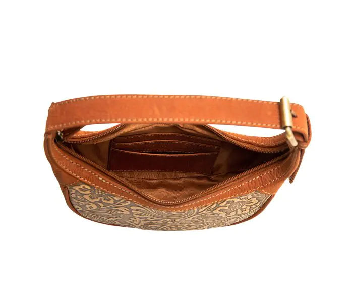 U-Turn Leather Compact Bag