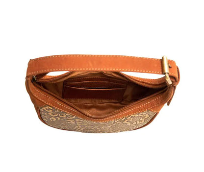 U-Turn Leather Compact Bag