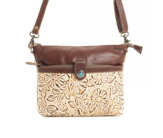 Fennington Leather Bag In Ivory